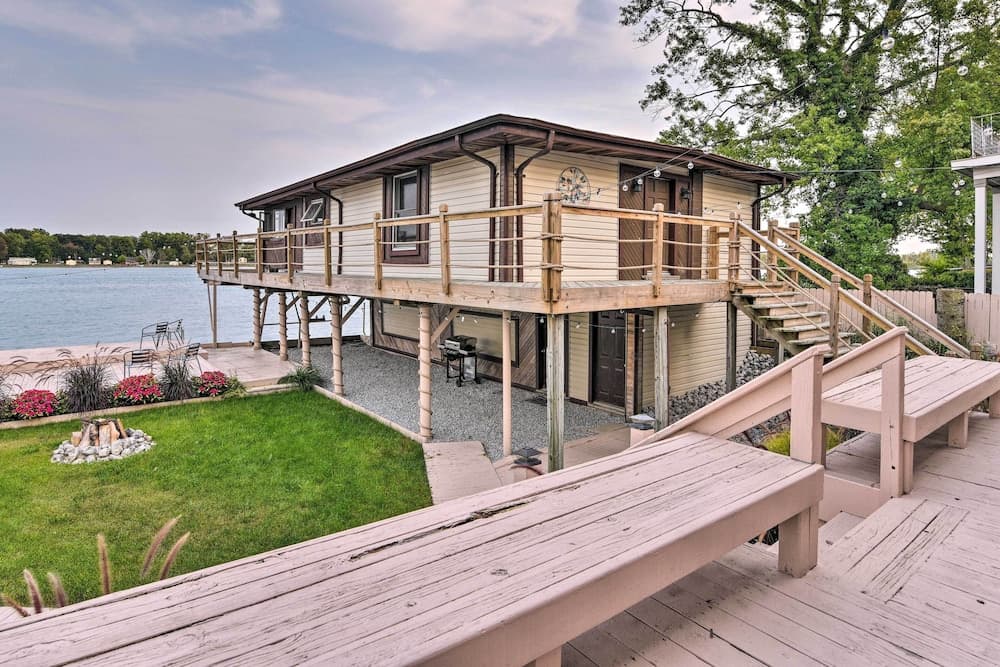 Riverfront Algonac Home w/ Shared Backyard!