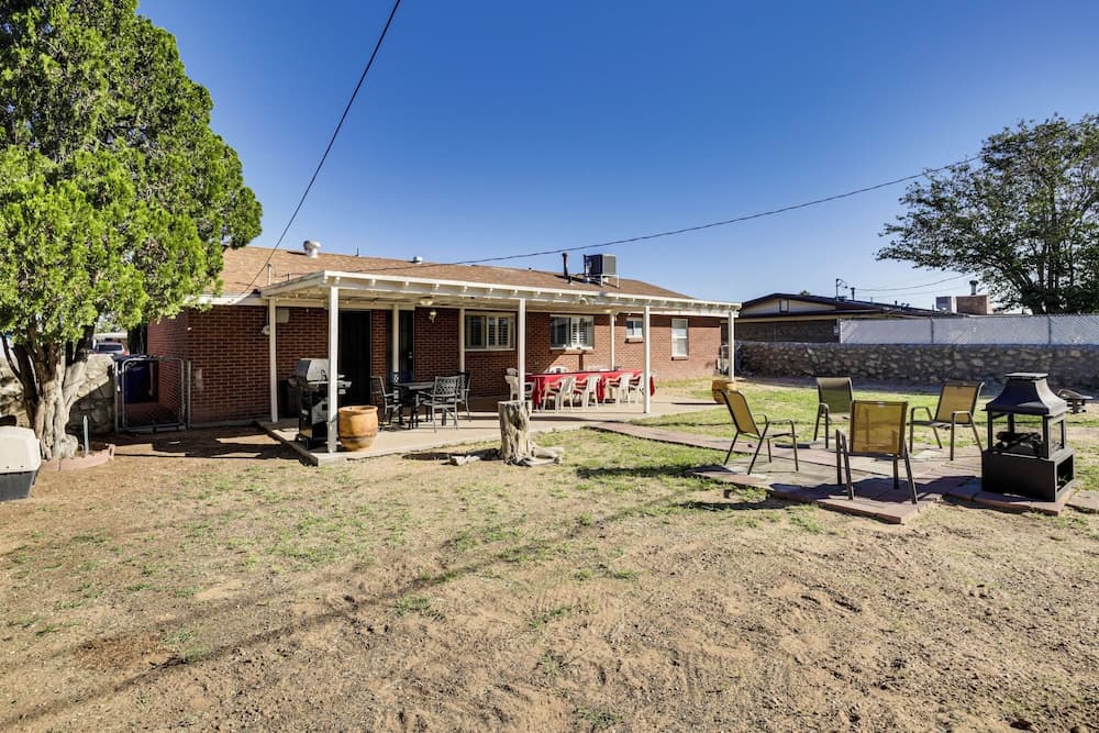 Quiet Family Home w/ Patio ~ 4 Mi to Utep, Airport