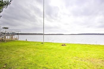 Waterfront Lake Mitchell Home w/ Sunset Views