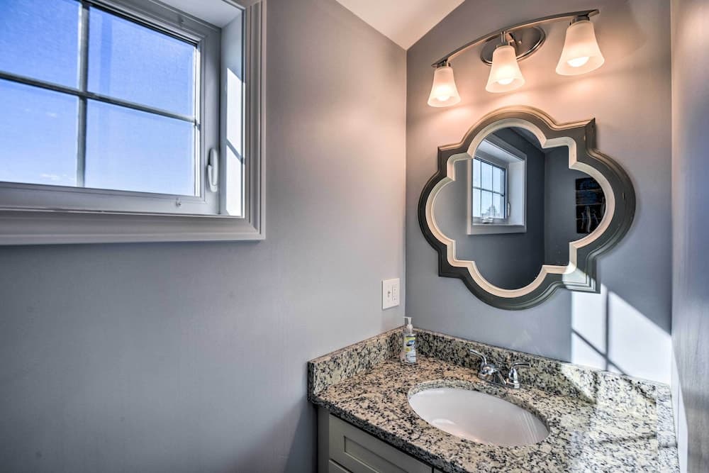 Wells Home w/ Wraparound Deck: Walk to Beach!