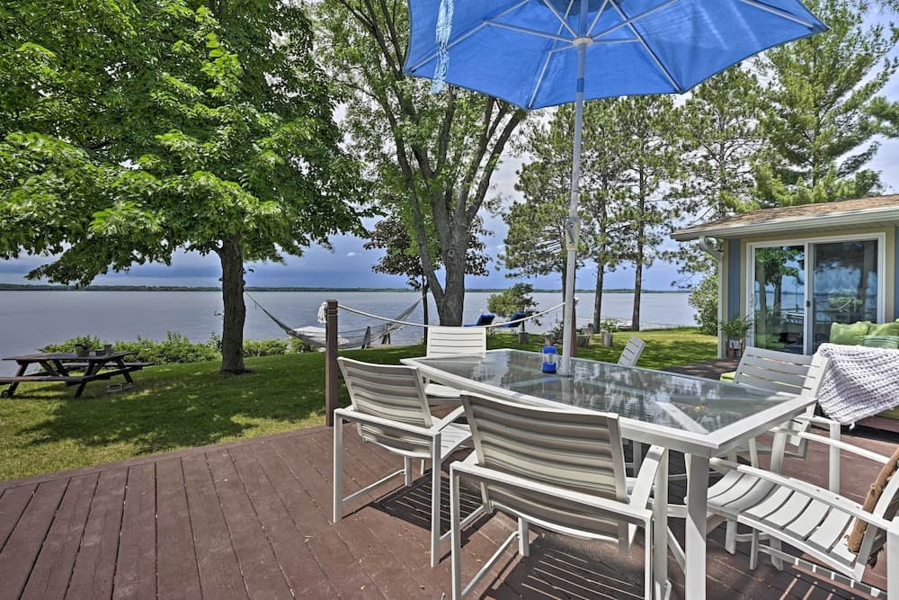 Breathtaking Castle Rock Lake Home: Waterfront Lot