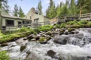 Creekside Chateau Private Waterfall Creek Breck Private Nature Setting Spa