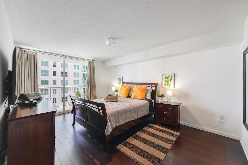 Pool view from Exclusive Brickell Condo