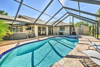 Port Charlotte Retreat w/ Heated Pool & Spa!