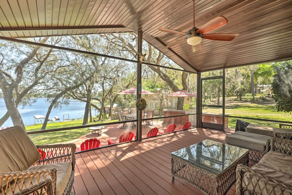 Keystone Heights Lakefront Cabin - Fire Pit, Grill