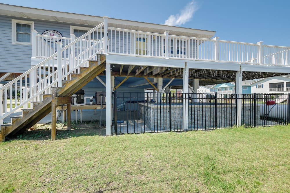 Waterfront Home w/ Deck in North Myrtle Beach!