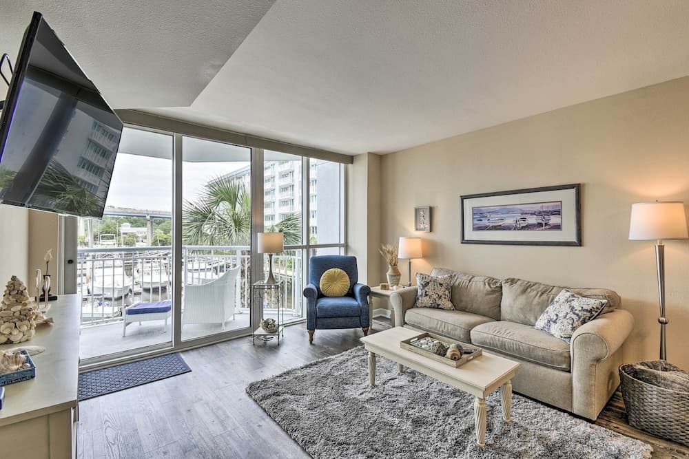 2 Mi to Ocean: Waterfront Resort Condo in Nmb!