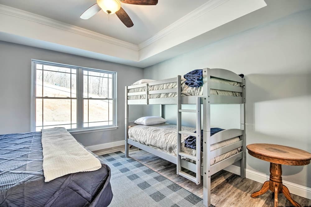 Dock & Fire Pit: Lakefront Rocky Mount Home!