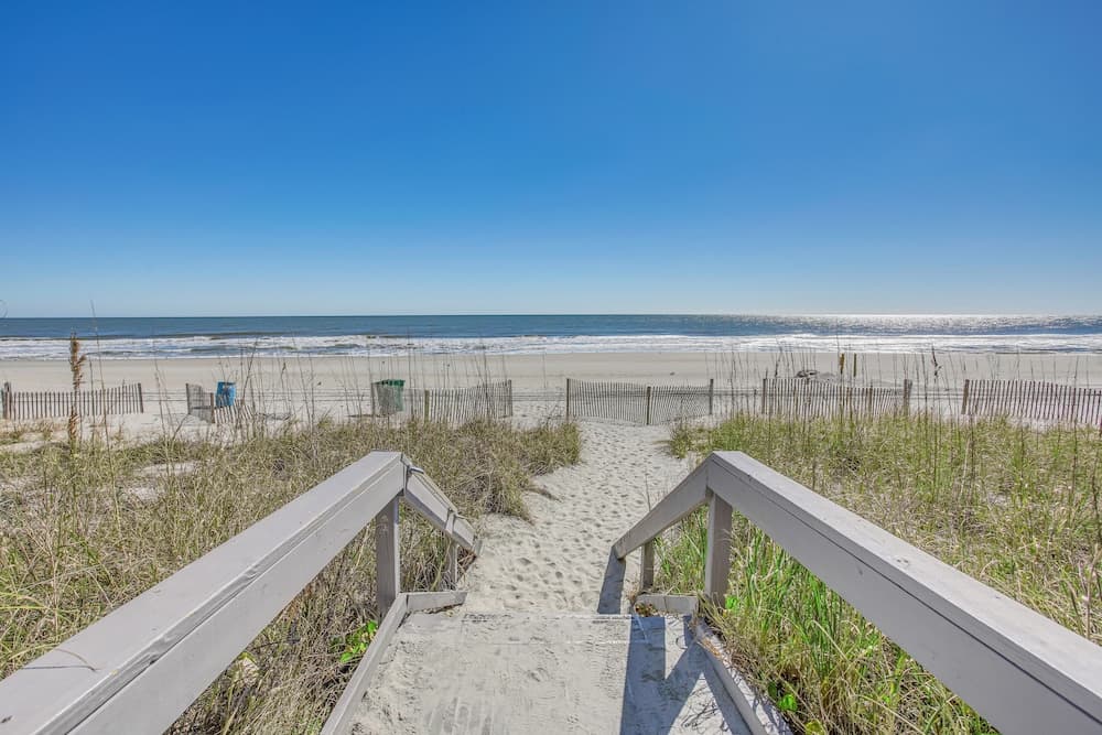 Access to Pool, Beach: Ocean-view Myrtle Beach Apt