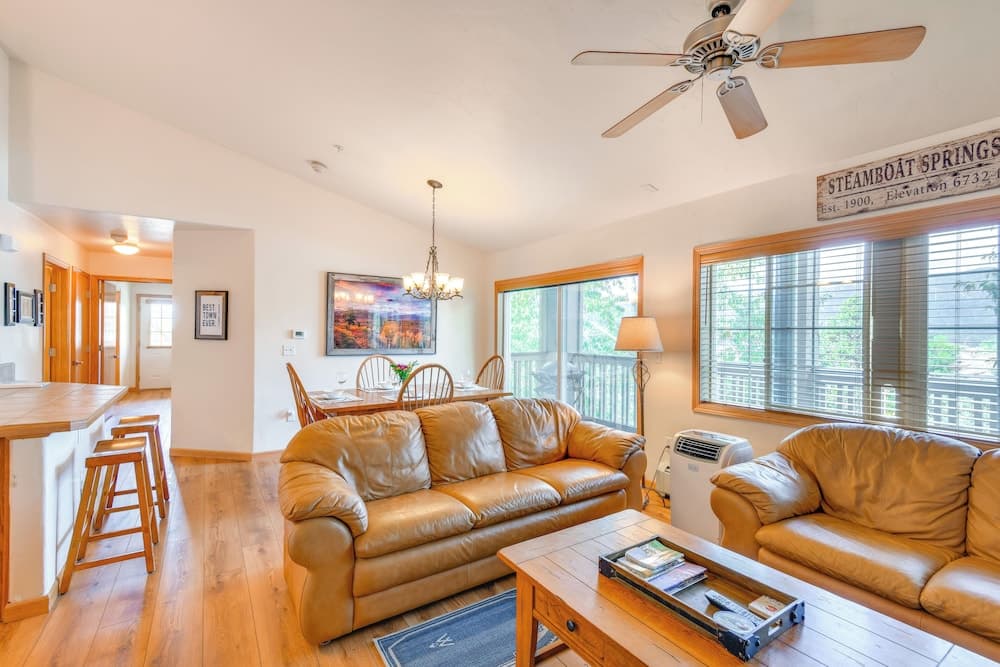 Condo w/ Mtn View < 1 Mi to Steamboat Resort!