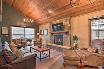 Lakefront Retreat w/ Fire Pit, Dock & Grill!