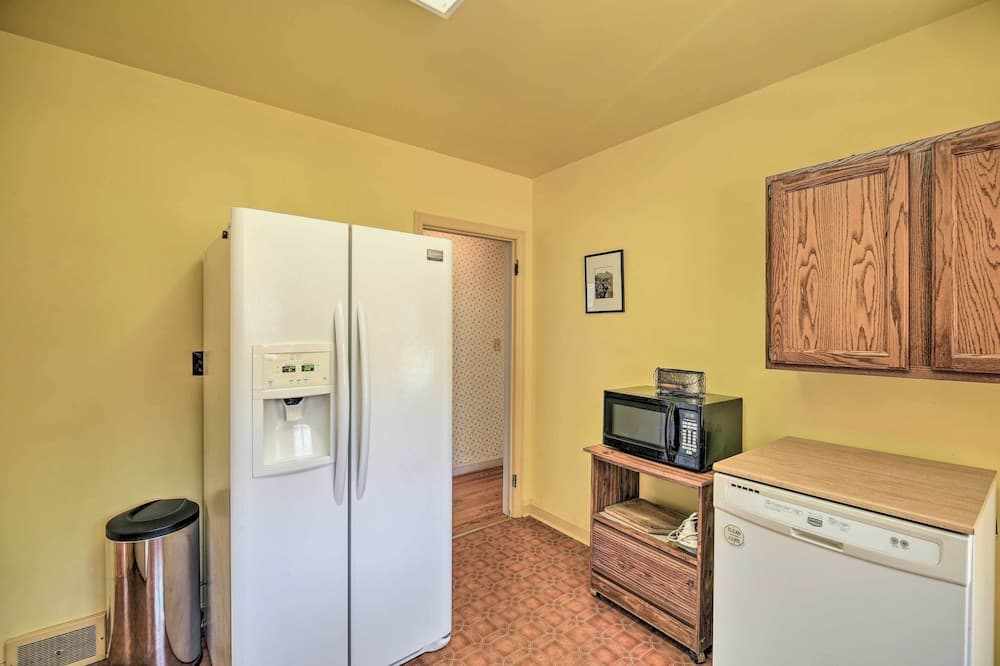 Quaint Creekside Home w/ Spacious Deck & Yard