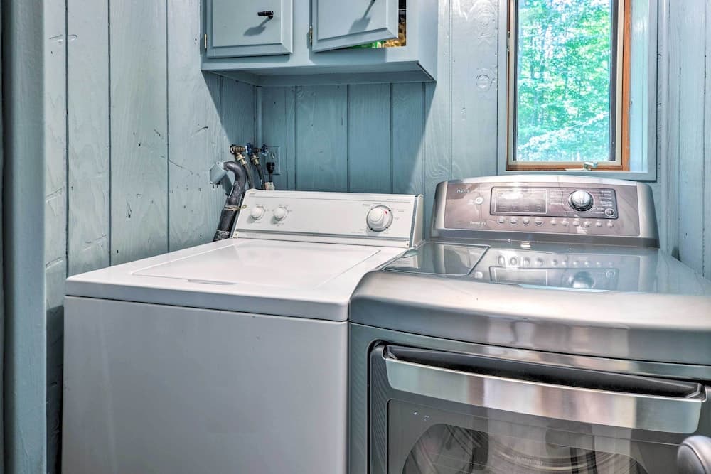 Wraparound Deck: Big Bass Lake Home in Gouldsboro