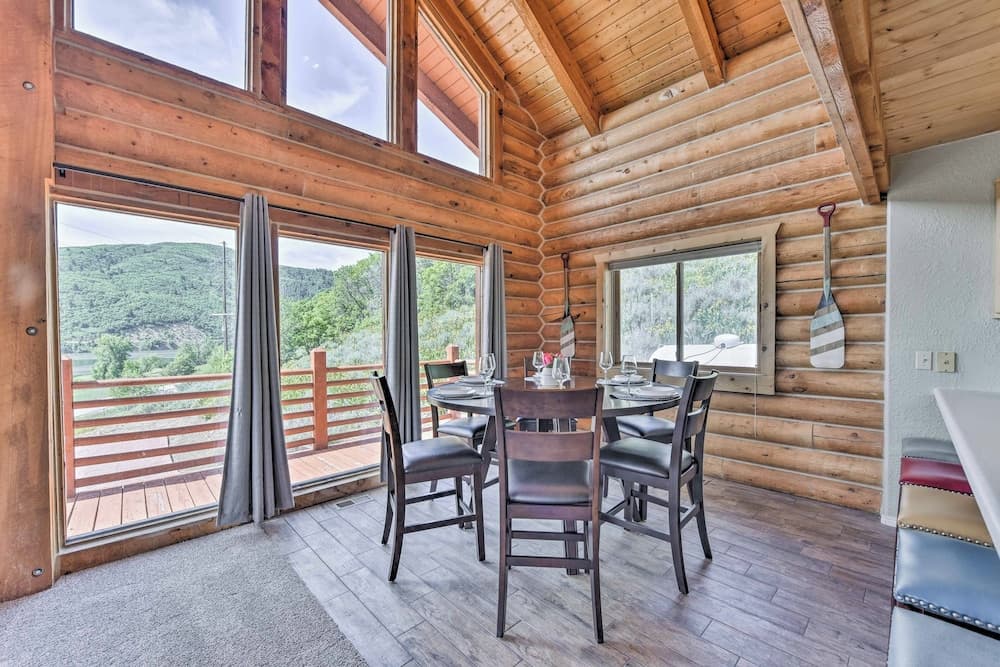 Spacious Hilltop Cabin w/ Deck & Scenic Views!