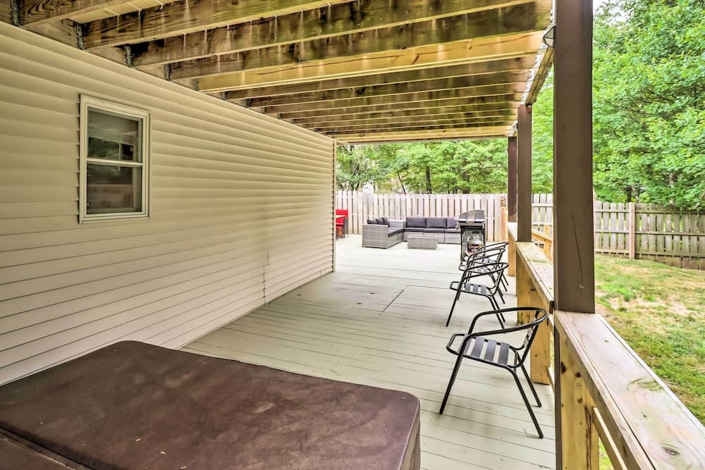 Chic Long Pond Family Home w/ Fire Pits & Deck!