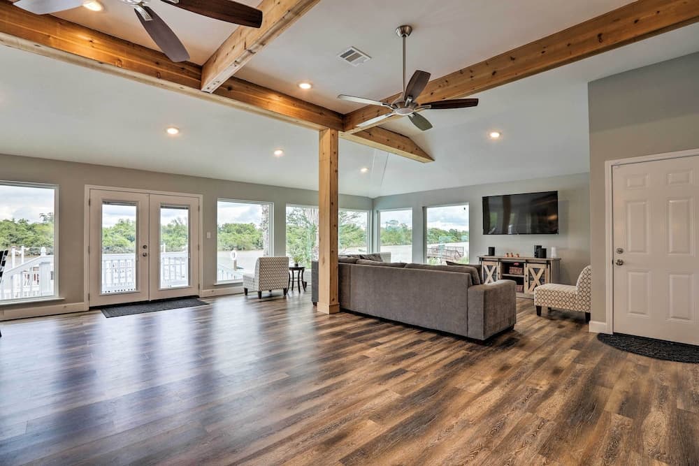 Home on San Jacinto River w/ Pool, Dock & Deck!