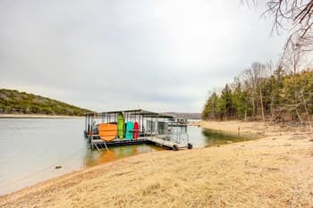 Secluded Beaver Lake Cabin w/ Private Dock!