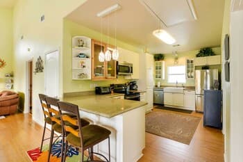 Crystal Beach Vacation Rental: Walk to Beach