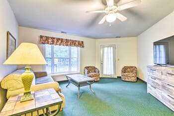 Spacious Condo w/ Balcony, 4 Mi to Beach!