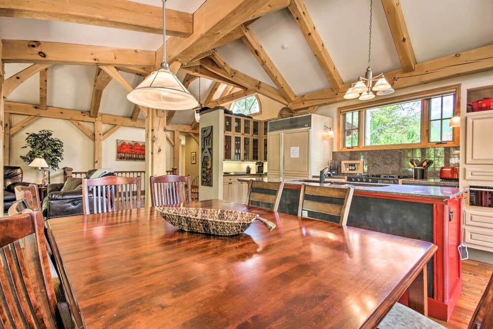 Rivers Edge Mtn Home: Private Hot Tub & Views