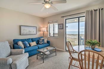 Oceanfront Gulf Shores Condo: Walk to Golf!