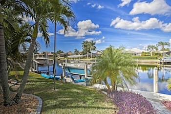 Canal Waterfront Home With Private Pool & Dock!