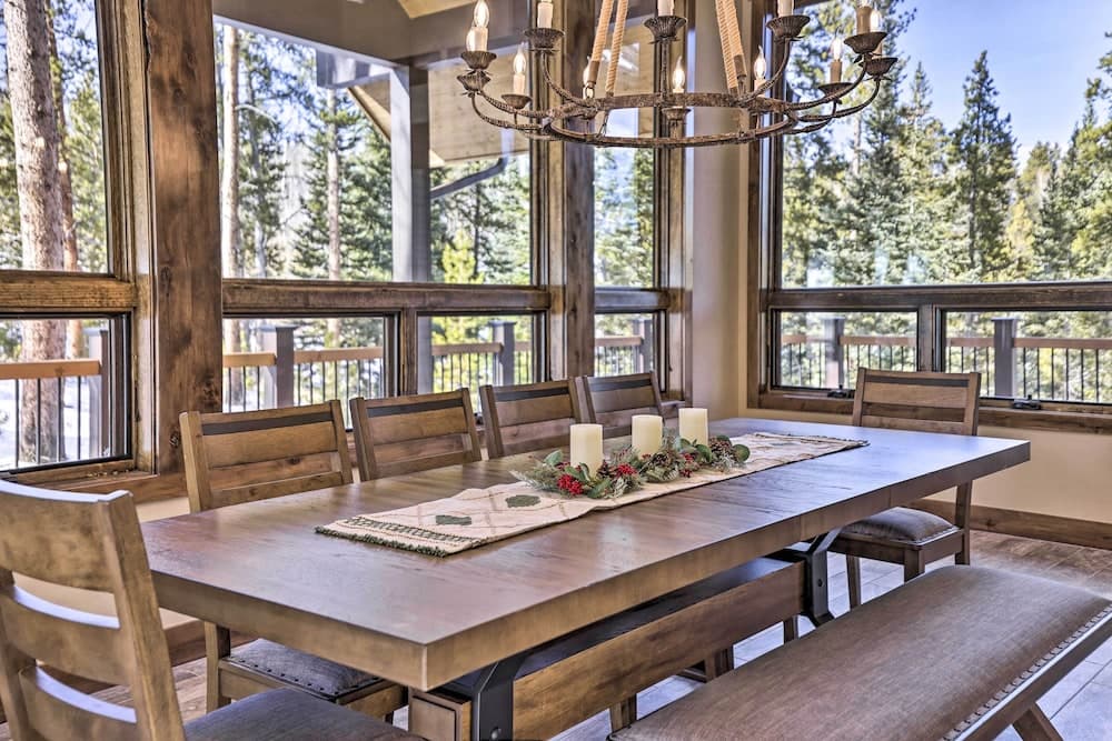 3 Fireplaces & Mtn View: Luxe Home in Breckenridge