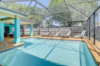 Colorful Coastal Home w/ Pool, 6 Mi to Beach!