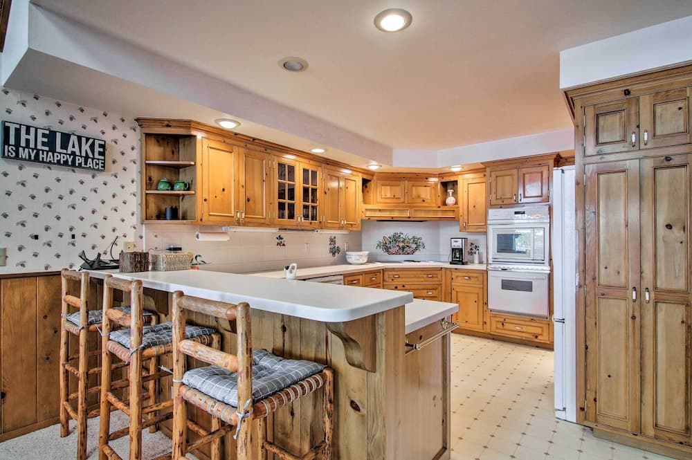 Dock Access & Hot Tub: Waterfront Meeks Bay Home