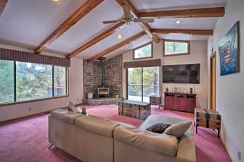 Rustic Getaway w/ Game Room & Decks!