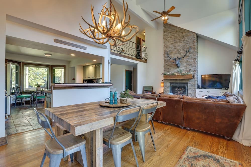 Walk to Main St: Frisco Home w/ Hot Tub & Deck!