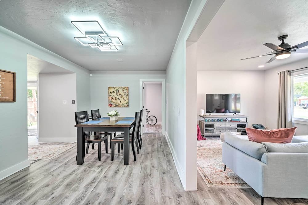 OKC Home: Walk to Restaurants & Lake Hefner!