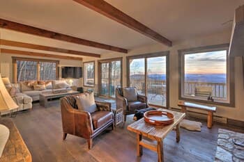 Wolf Laurel Resort Home w/ Views, < 2 Mi to AT!