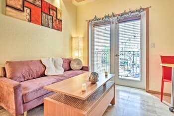 Pet-friendly Condo w/ Balcony, 3 Mi to Beach!