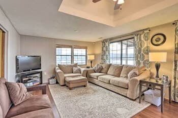 Lakefront House w/ Fire Pit, Dock & Kayak!