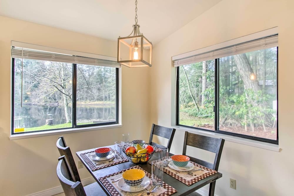 Quiet Lakefront Olympia Home w/ Dock on Half Acre