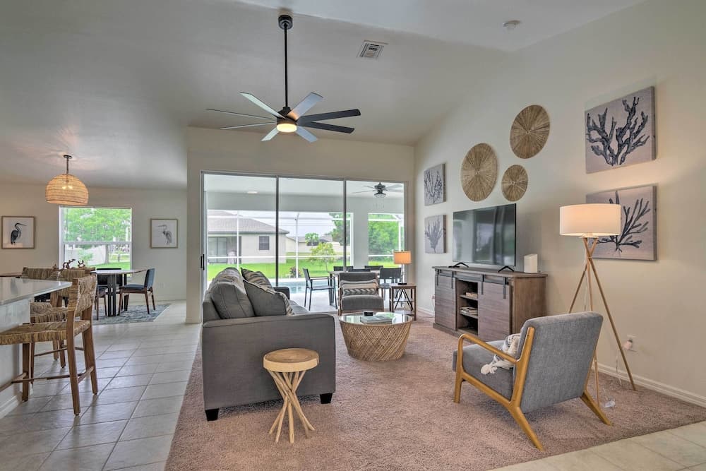 Private Pool: Beachy Cape Coral Getaway!