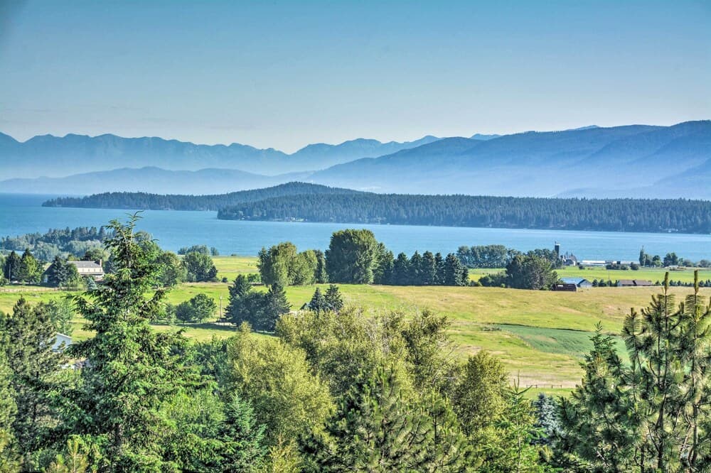Flathead Lake Views: Scenic & Spacious Retreat!