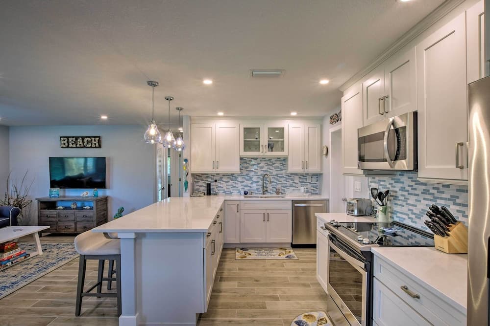 Tasteful Home w/ Patio + Grill < 2 Mi to Beach!