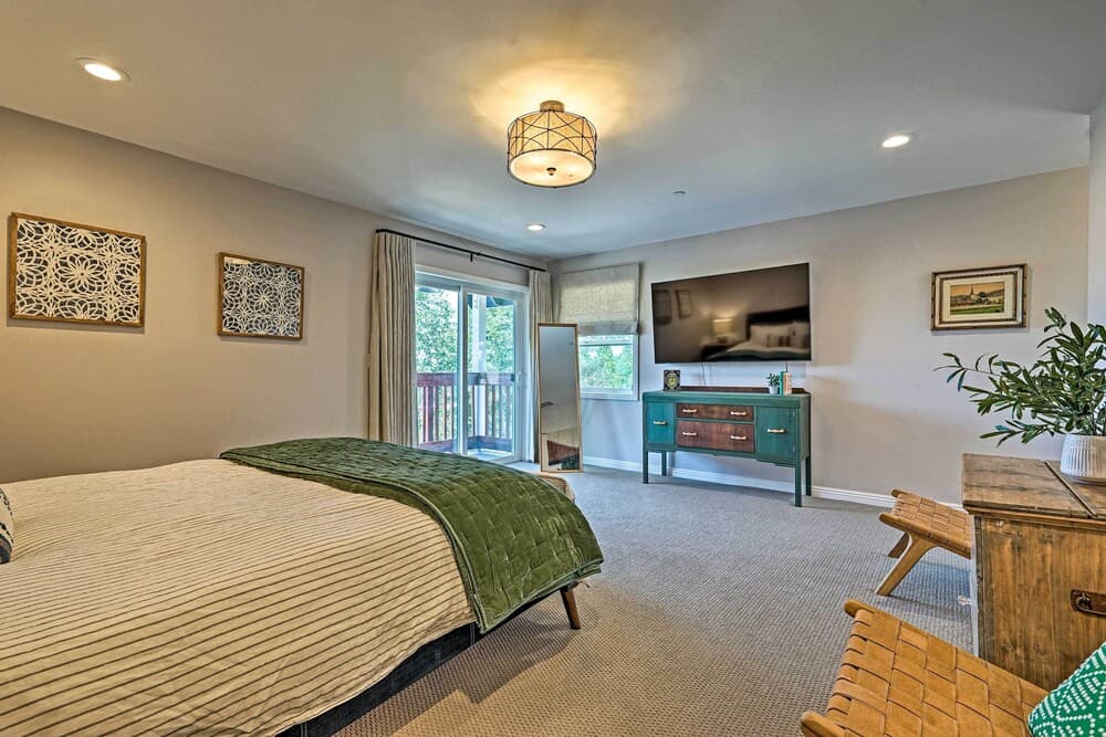 Luxe Lake Arrowhead Farmhouse w/ Deck + Patio