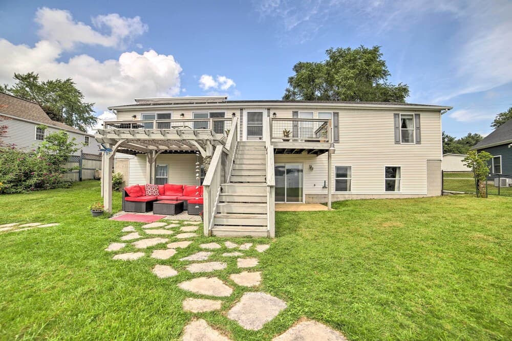 Waterfront Michigan Center Home w/ Boat Dock!