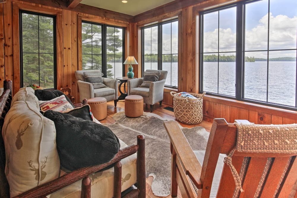 Waterfront Star Lake Cabin, Boat Dock On-site