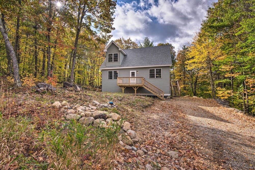 Secluded New Durham Home w/ Mtn & Lake Views!