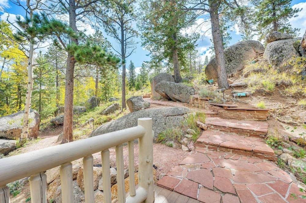 Secluded Log Cabin w/ Game Room & Forest Views