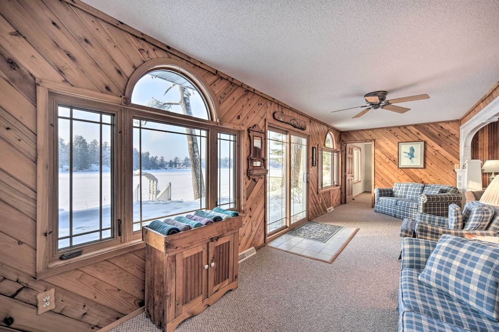 Spacious Home w/ Deck on Lake Chetek!