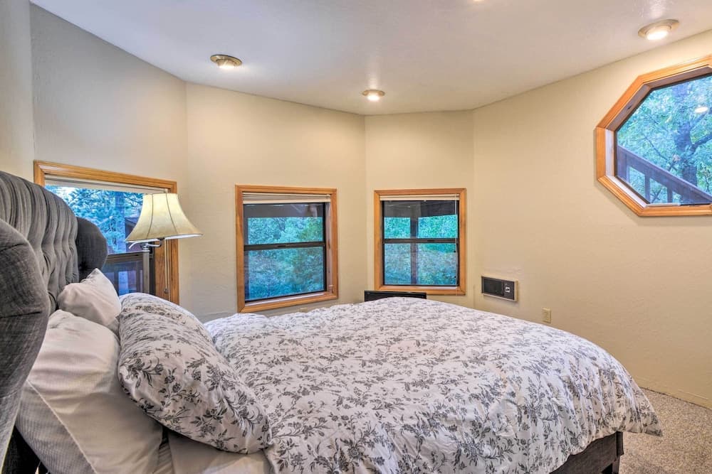 Deck + Grill: Mtn Haven in Stanislaus Nat'l Forest