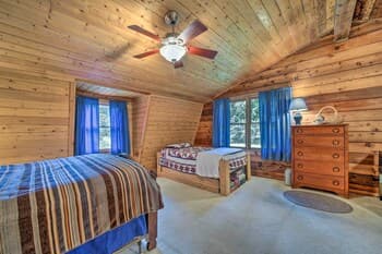 Scenic Creekside Cabin w/ Wraparound Porch!