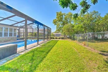 Spring Hill Bungalow w/ Heated Pool + Lanai!