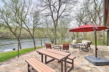 White River Fishing Escape w/ Deck & Patio!