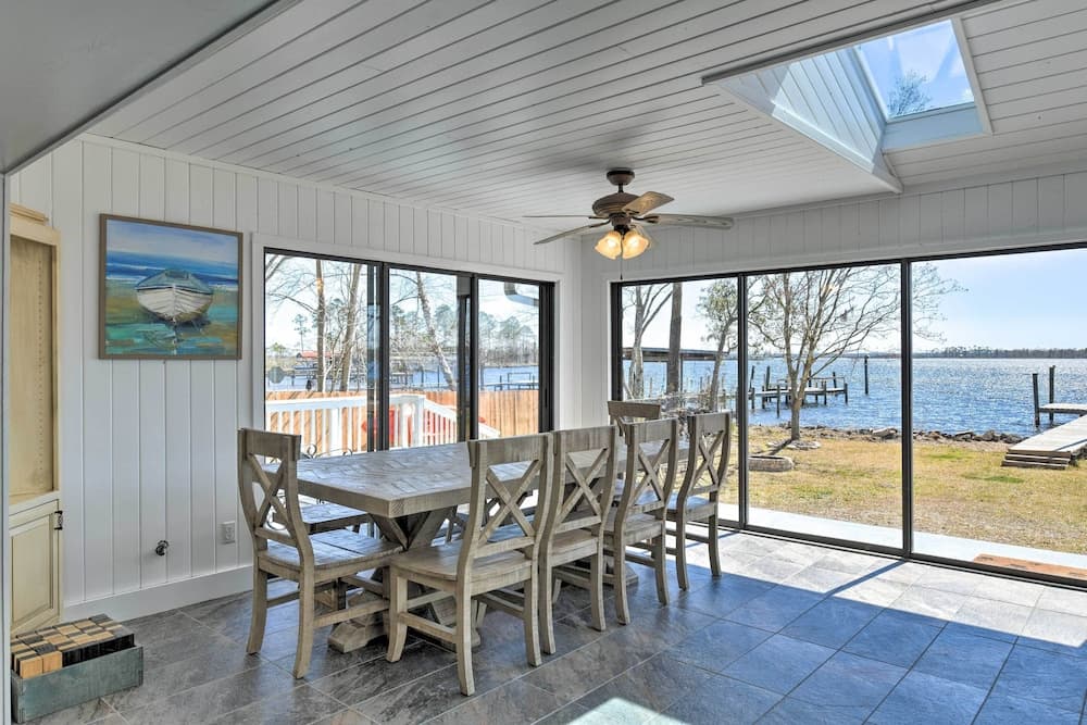 Updated Waterfront Escape w/ Dock & Fire Pit